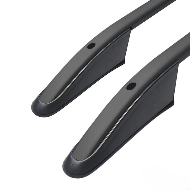 Roofrails Trafic 2001gt en Vivaro 2001-2019  L1 ZWART