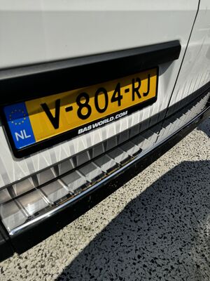 Bumperbescherming RVS Glans VW Transporter T6 2015gt