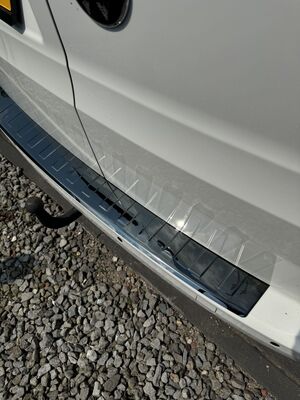 Bumperbescherming RVS Smoke Glans Ford Custom 2012-2023