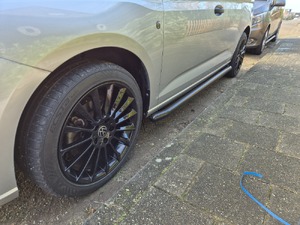 Sidebars ZWART  Caddy 2020gt  Connect 2022gt L1 