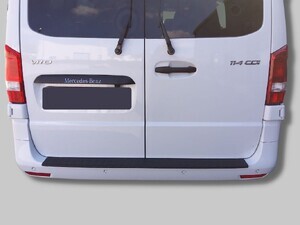 Bumperplaat Aluminium Zwart Mercedes Sprinter 907 2018gt