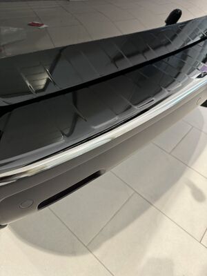 Bumperbescherming RVS Smoke Glans Ford Custom 2012-2023