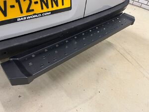 Achteropstap zwart Mercedes Sprinter en VW Crafter 2006-2016