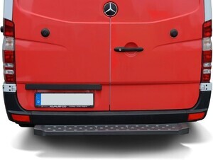 Achteropstap zwart Mercedes Sprinter en VW Crafter 2006-2016