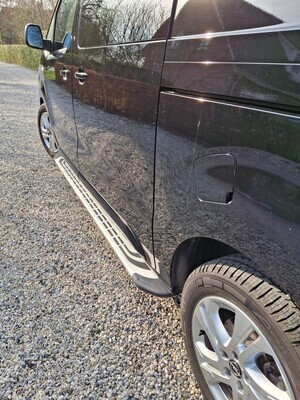 Treeplanken ALU  Ford Custom en VW Transporter L1