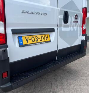 Bumperplaat Alu Zwart DucatoBoxerJumperMovano