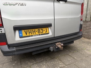 Aluminium bumper protector VW Crafter 2017gt  MAN TGE black