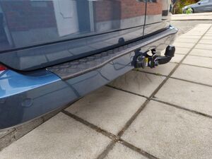 Bumperplaat Alu Zwart Custom 2023gt   VW Transporter  2024gt