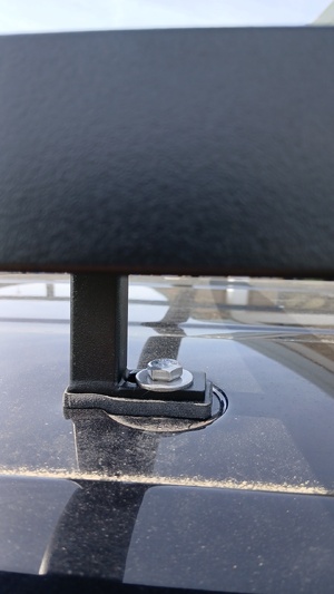 Zwarte RVS imperiaal VW Caddy 2020gt  Ford Connect 2022gt L1