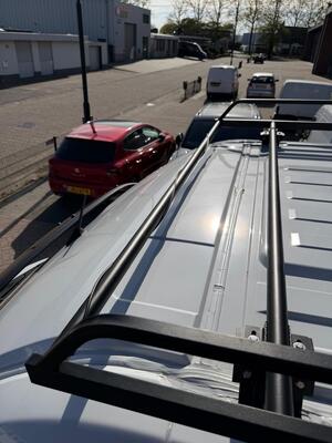 Zwarte RVS imperiaal Ducato  Boxer  Jumper  Movano 2021gt L2H1