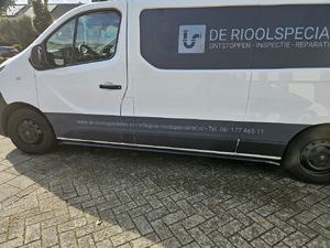 RVS sidebars Trafic 2014  Vivaro lt2019 L1 Zwart