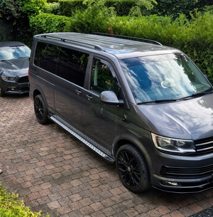 Roofrails Volkswagen T5  T6 L1 zwart