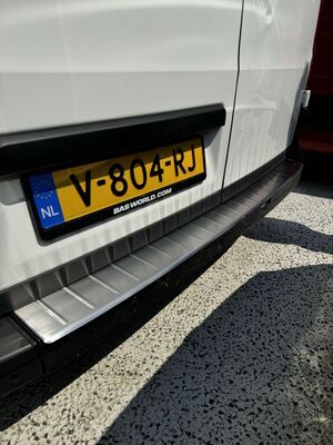 Bumperplaat RVS Mat Ford Custom 2023gt   VW Transport 2024gt