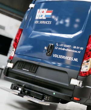 Achteropstap  opstaptrede aan trekhaak in RVS 114 cm 