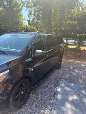 Treeplanken Mercedes Vito  V Klasse L1L2 zwart