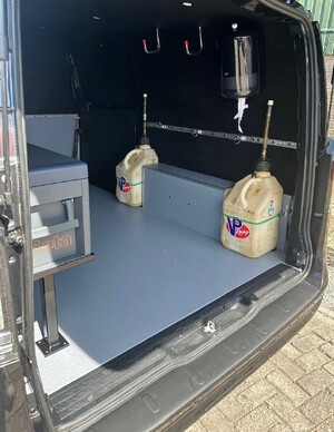 Bumperplaat Zwart ABS Mercedes Vito  V-klasse 447 2014gt