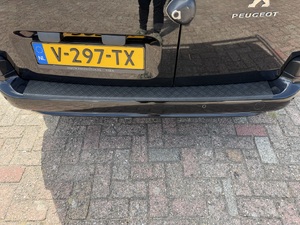 Aluminium bumper beschermer Berlingo  Partner  Combo 2018gt zwart